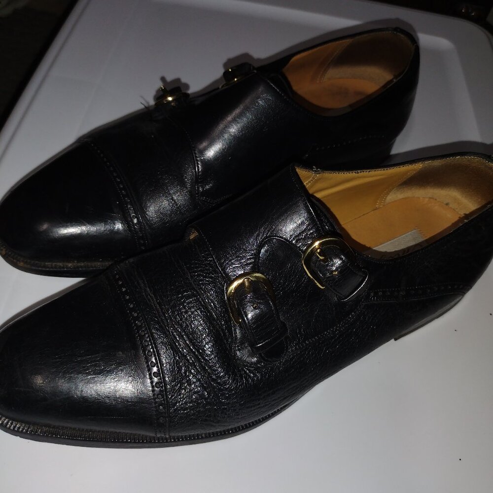 Classic Double Buckle Mezlan Dress Shoes